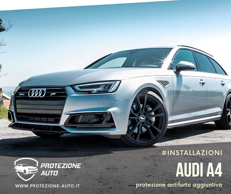 Audi A4 – Bescherming tegen diefstal CANLOCK