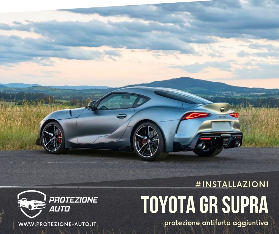 Toyota GR Supra – Bescherming tegen diefstal CANLOCK